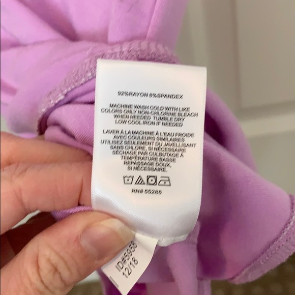 Express x Rocky Barnes Lavender Bodysuit - Picture 6 of 7